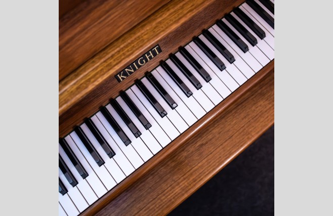 Used Knight Satin Teak K6 Upright Piano - All Inclusive Premium Package (SN:64646) - Image 7